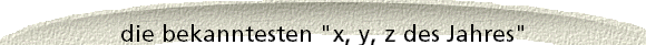 die bekanntesten 